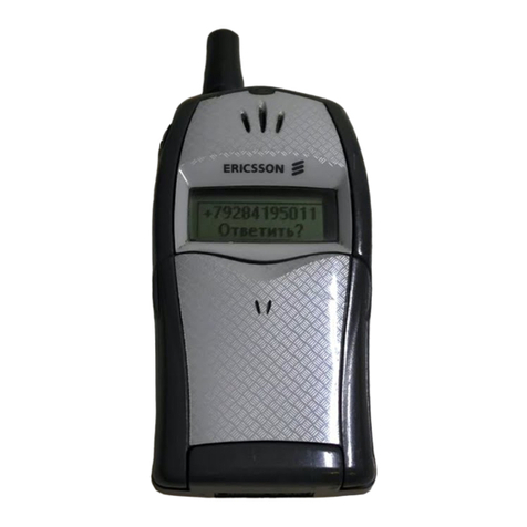 Ericsson T20 User manual