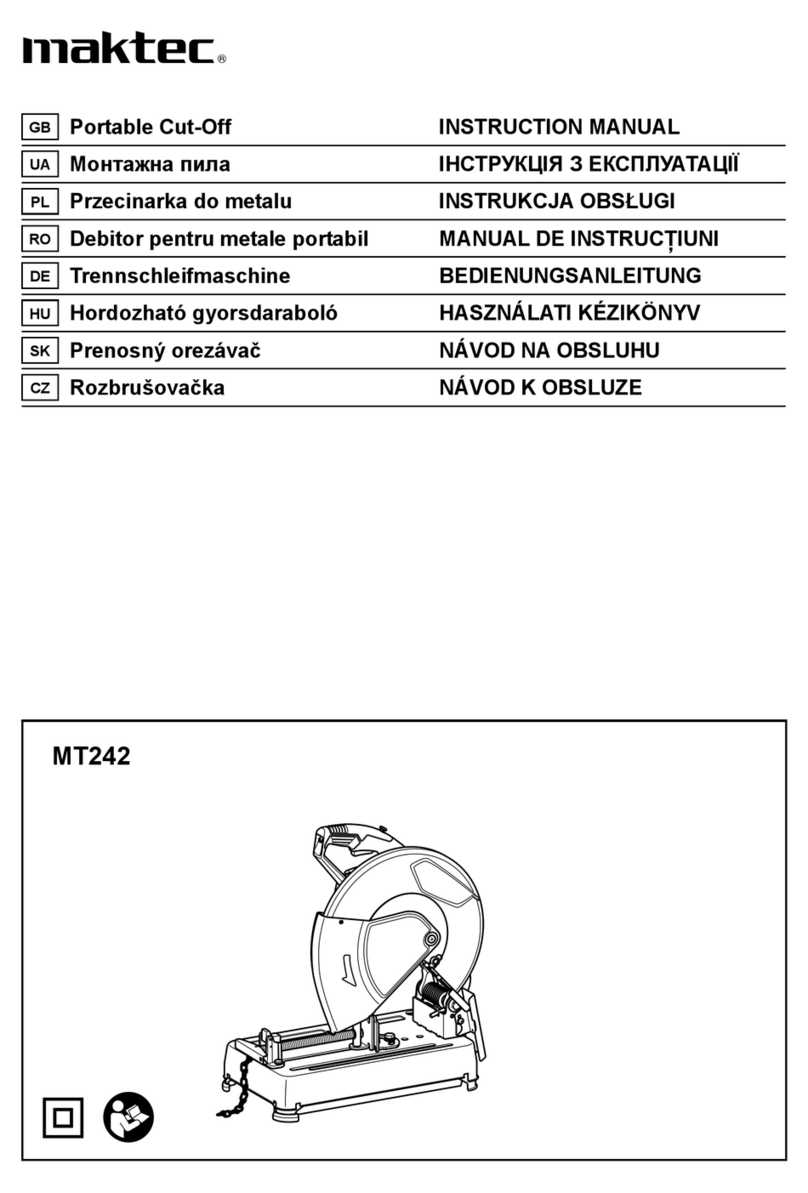 Maktec MT242 User manual