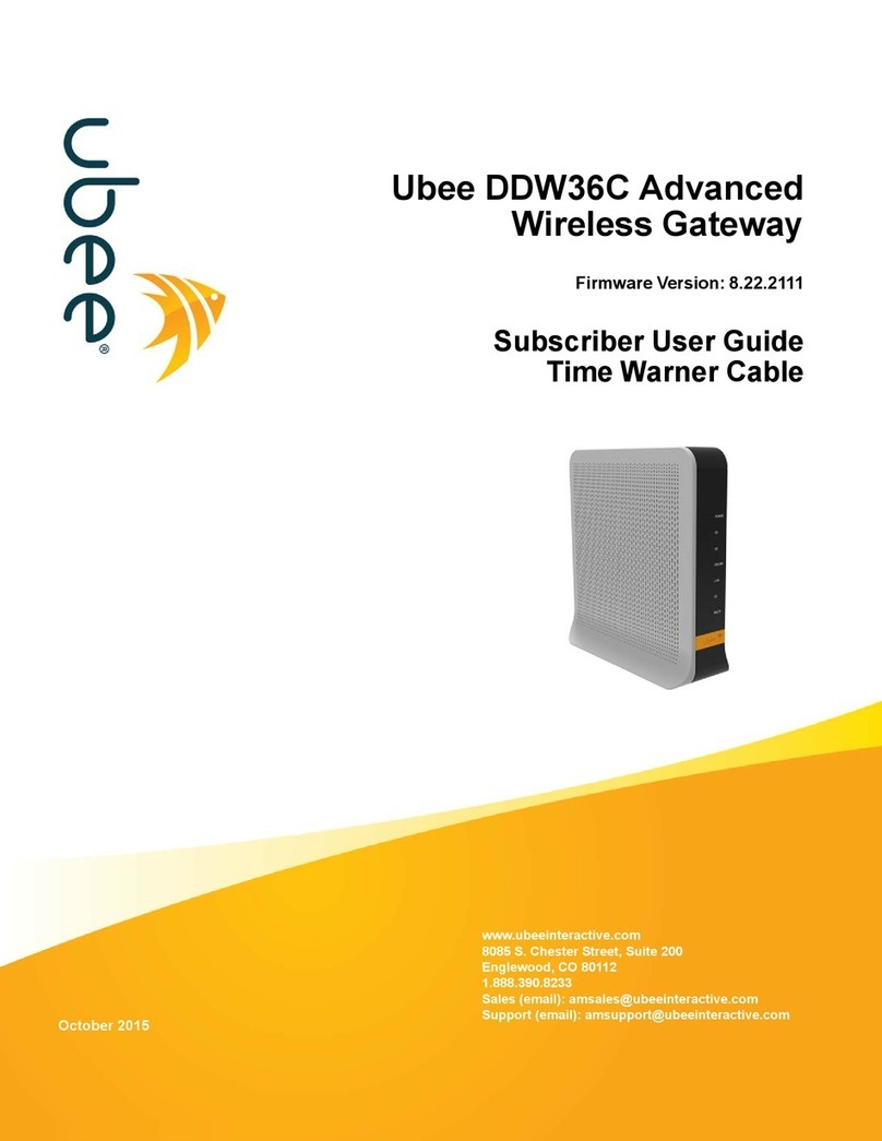 Ubee DDW36C user guide