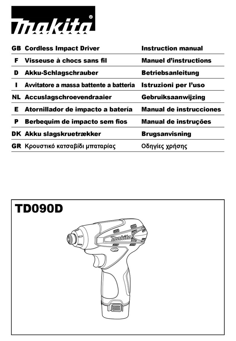 Makita TD090D User manual