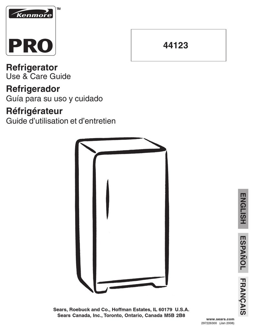 Kenmore 253.44123800 User manual Kenmore 253.44123800 User manual