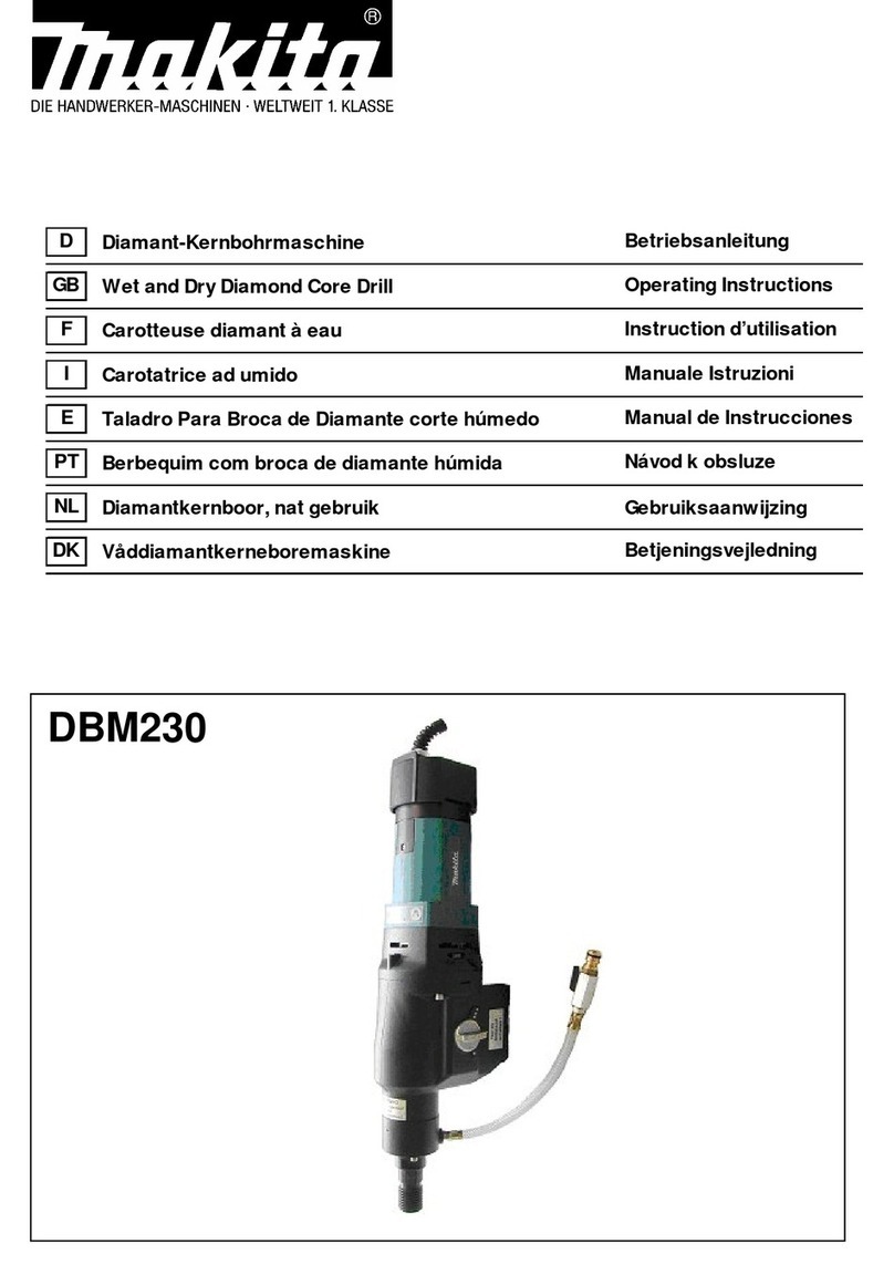 Makita DBM230 operating instructions