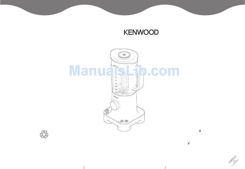 Kenwood BL760 Series User manual