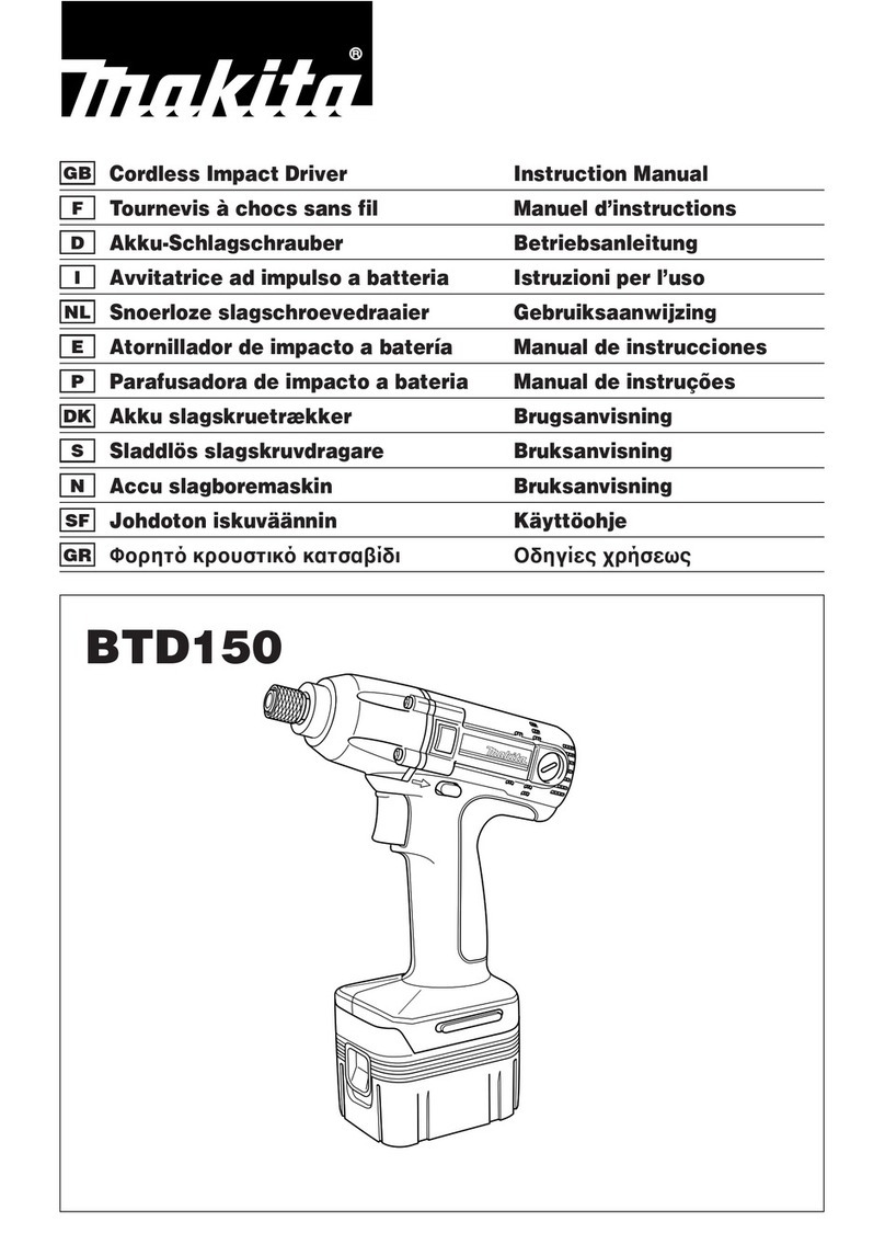 Makita BTD150 User manual