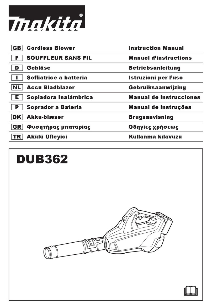 Makita DUB362 instruction manual