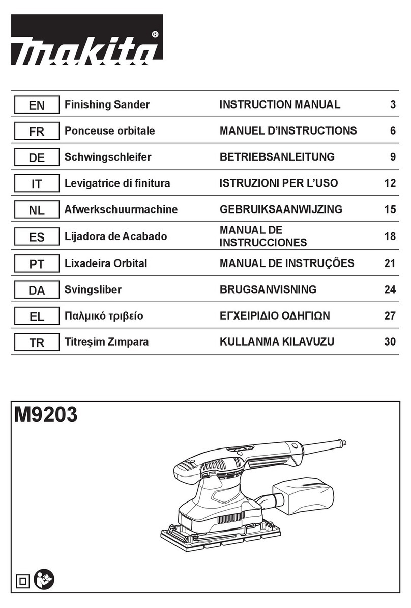 Makita M9203 User manual