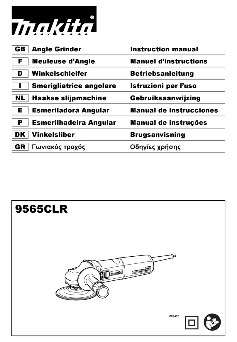 Makita 9565CLR User manual Makita 9565CLR User manual