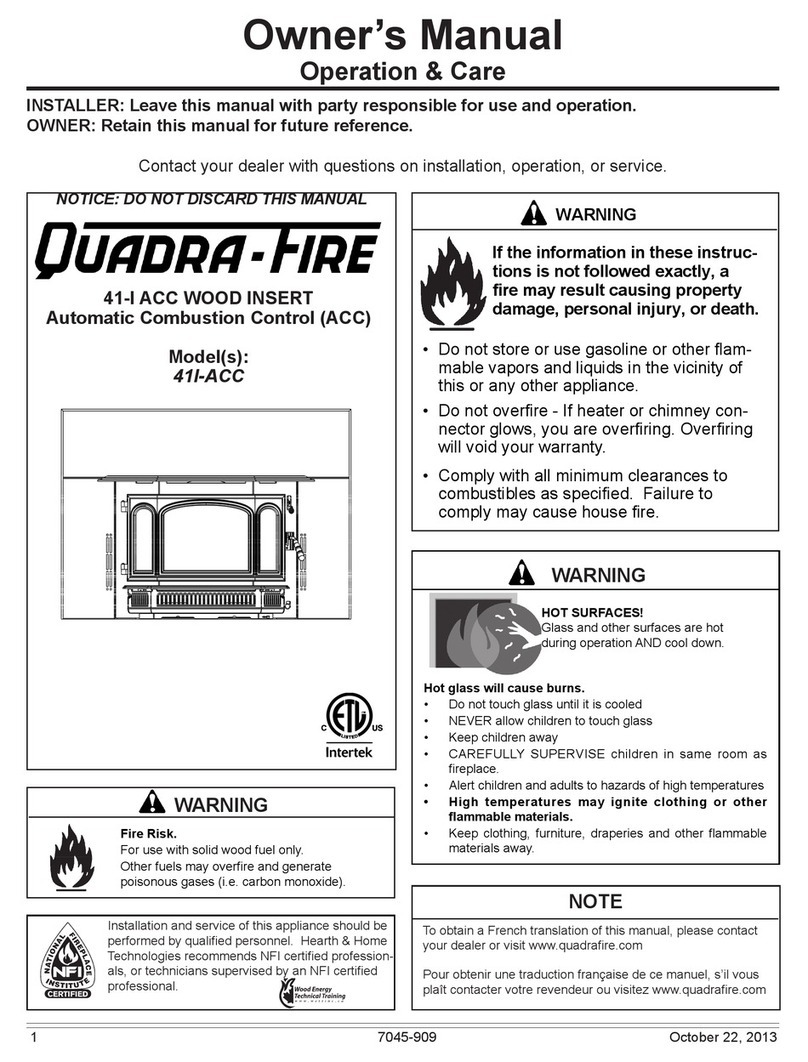 Quadra-Fire 41I-ACC User manual