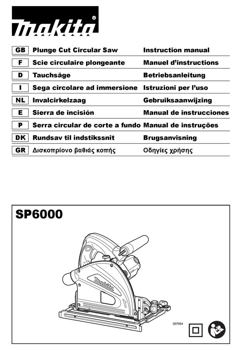 Makita SP6000 User manual Makita SP6000 User manual