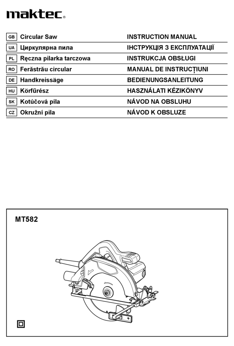Maktec MT582 instruction manual