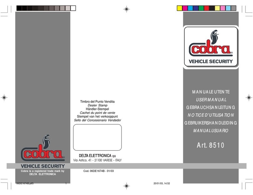 Cobra 8510 user manual