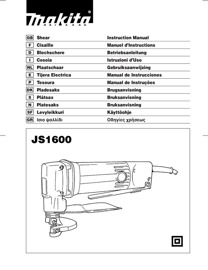 Makita JS1600 instruction manual