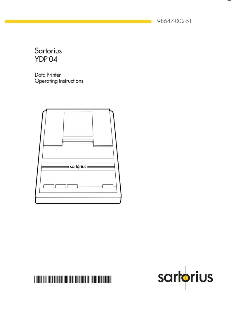Sartorius YDP 04 User manual