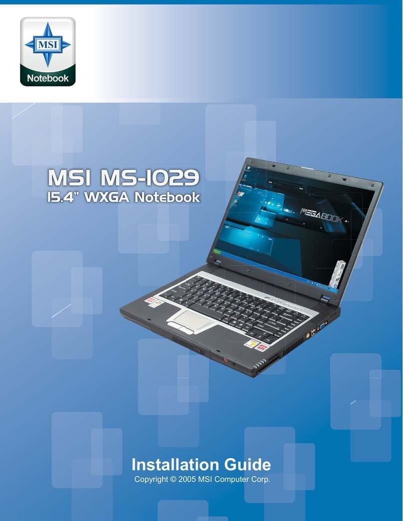 MSI MS-1029 User manual