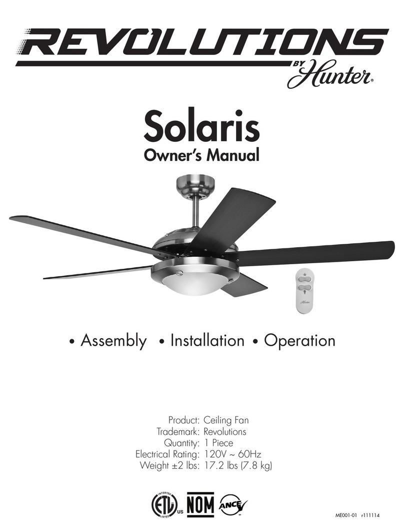Revolutions Solaris User manual
