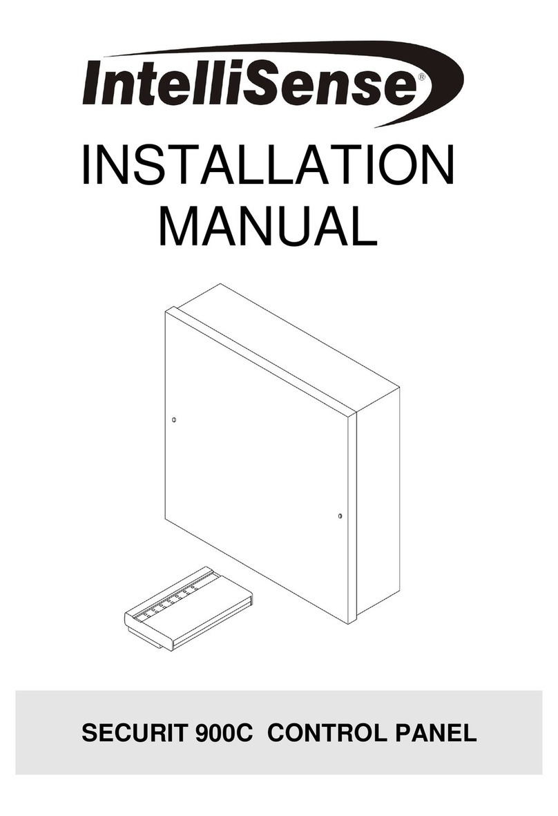 IntelliSense SECURIT 900C installation manual