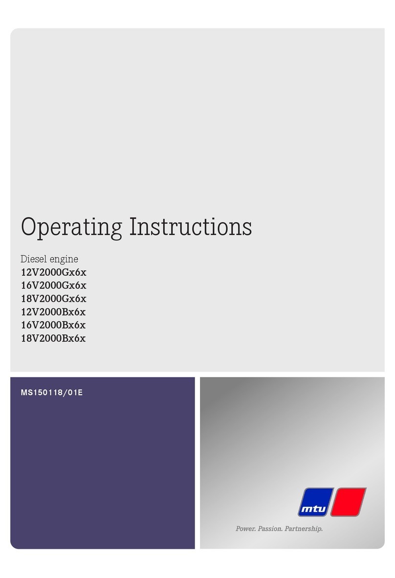 MTU 12V2000Gx6x User manual
