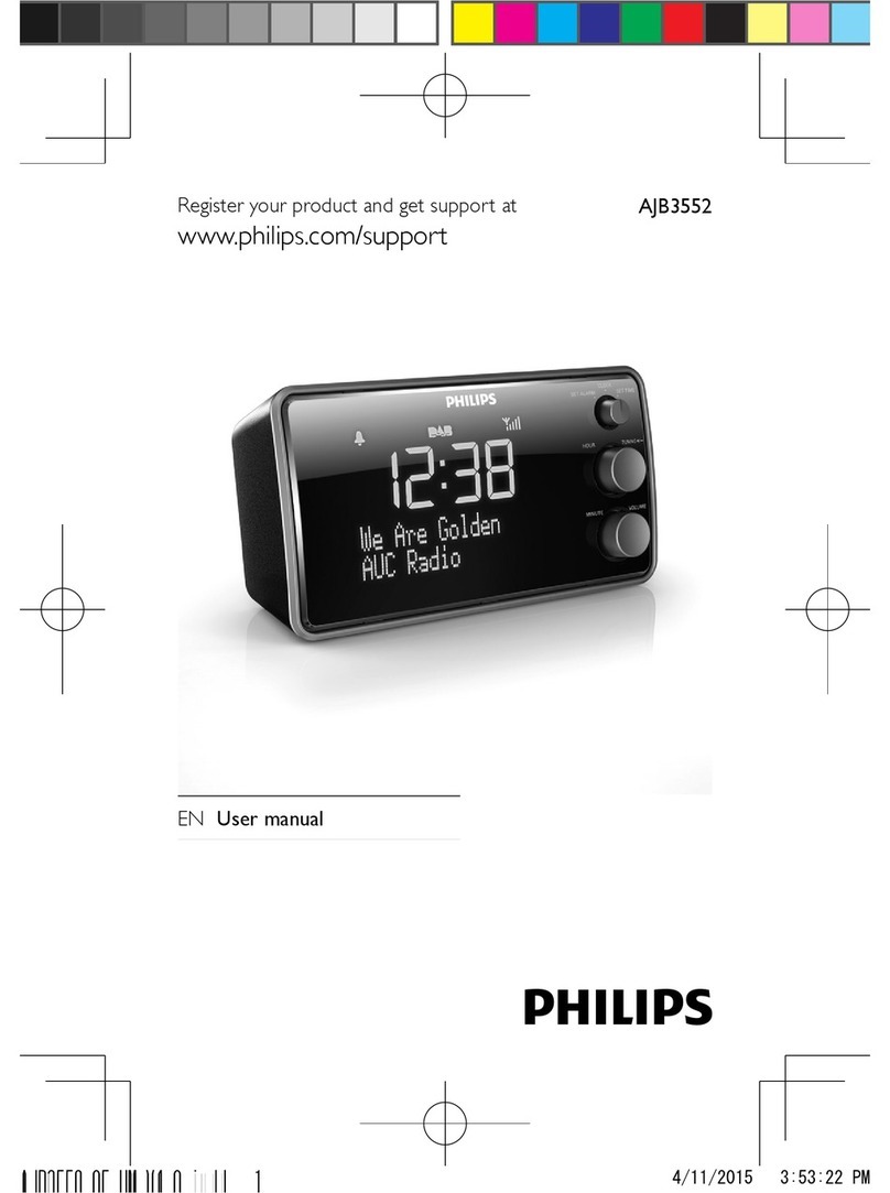 Philips AJB3552 User manual Philips AJB3552 User manual