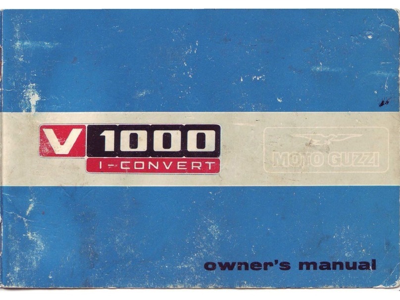 MOTO GUZZI V1000 I-Convert User manual