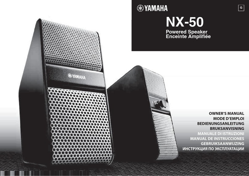 Yamaha NX-50 User manual