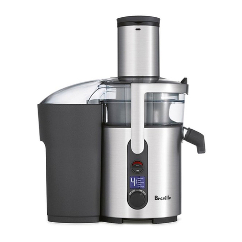 Breville The Juice Fountain Multi-Speed BJE510XL/A User manual