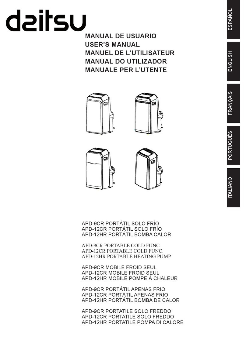Daitsu APD-9CR User manual Daitsu APD-9CR User manual