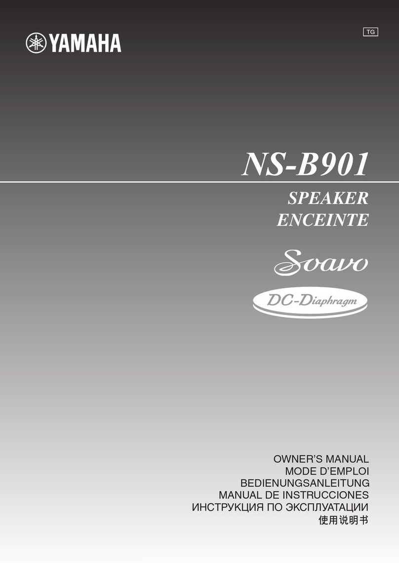 Yamaha NS-B901 owner's manual