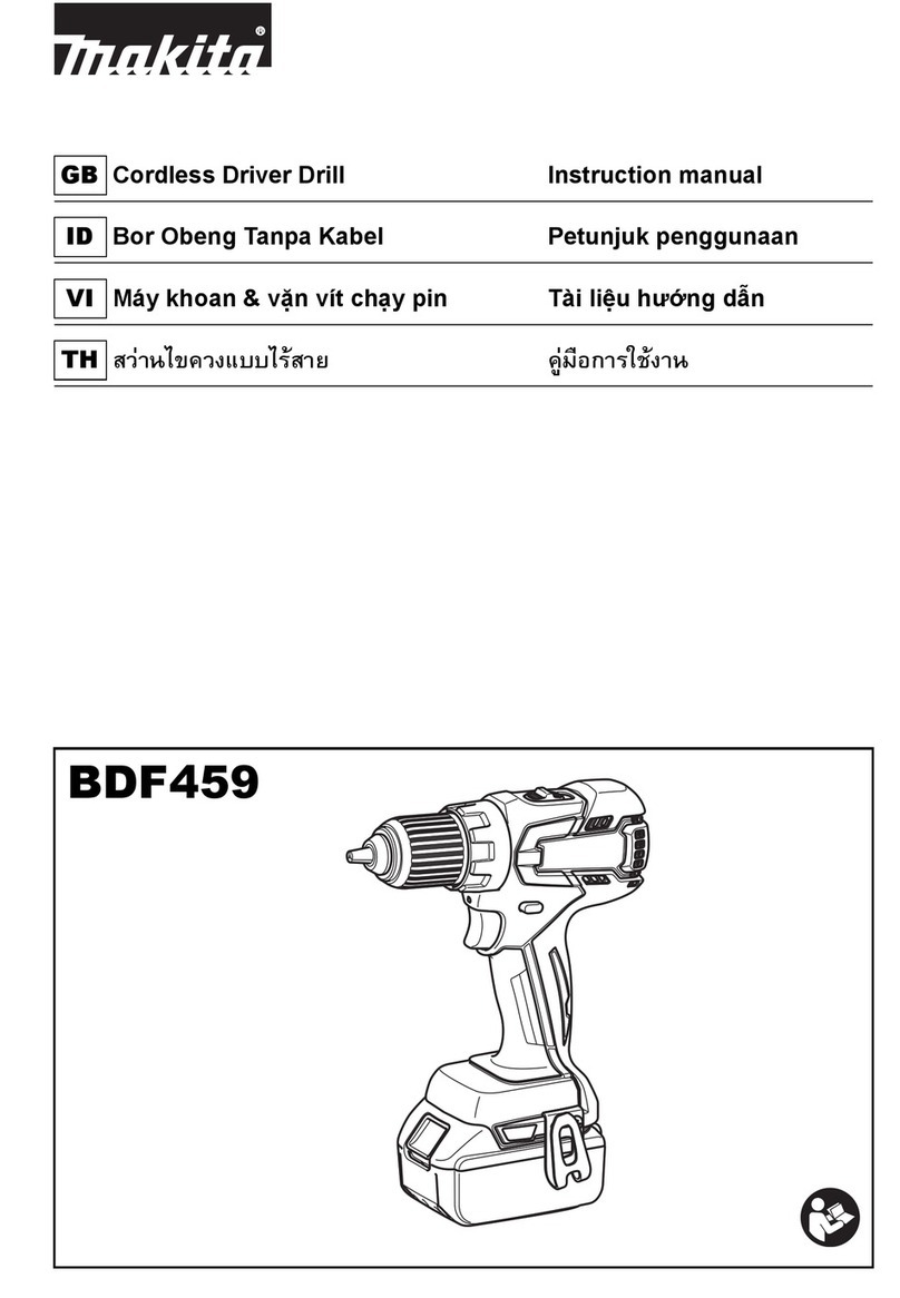 Makita BDF459 User manual