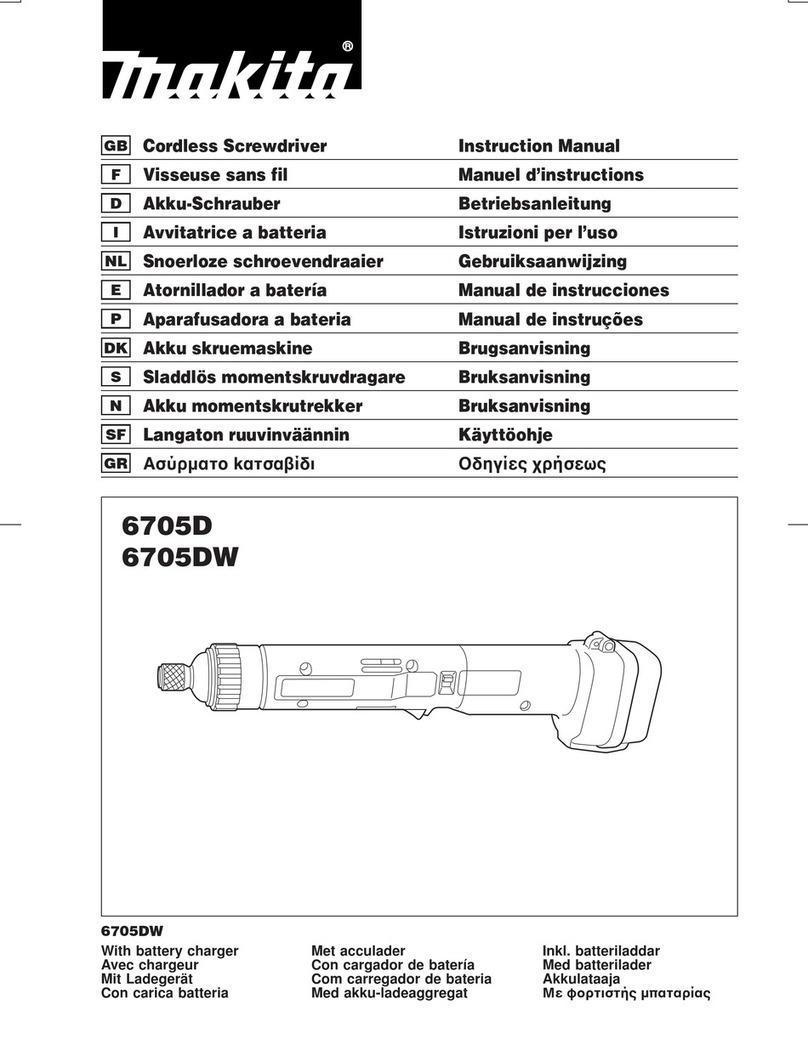 Makita 6705D instruction manual