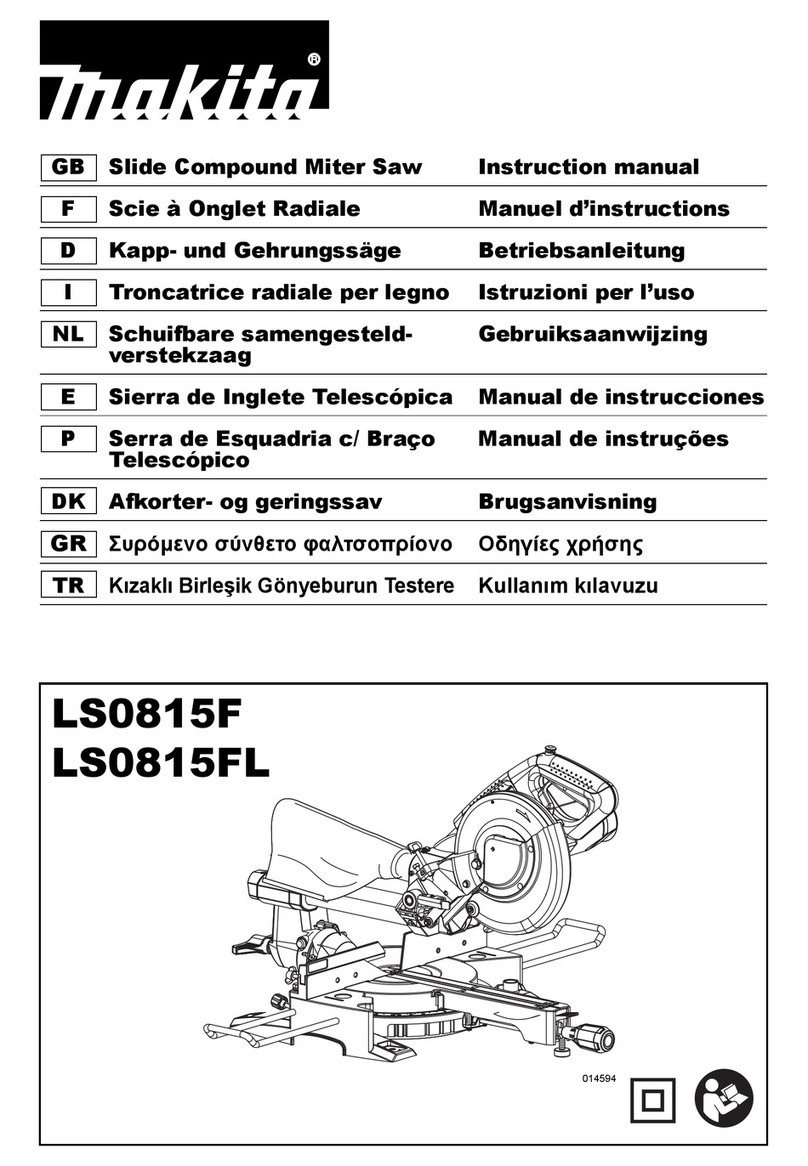 Makita LS0815F User manual Makita LS0815F User manual