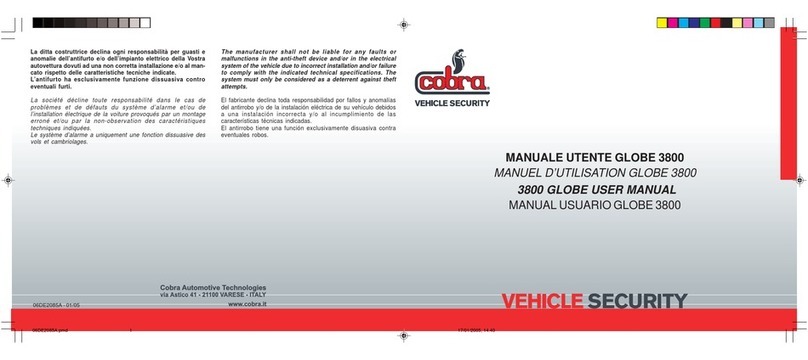Cobra 3800 GLOBE user manual