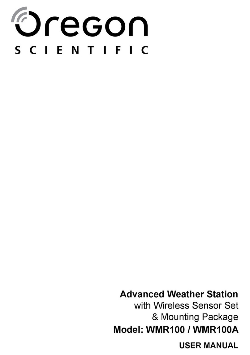 Oregon Scientific WMR100 user manual Oregon Scientific WMR100 user manual