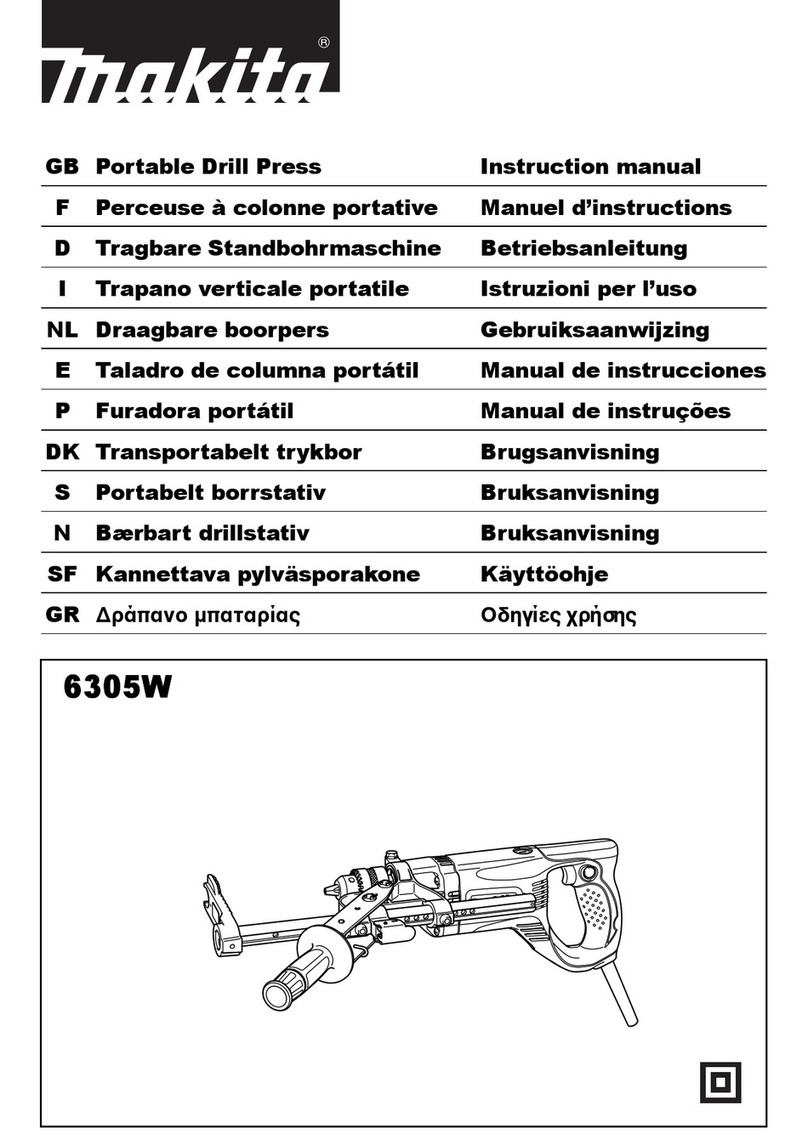 Makita 6305W instruction manual