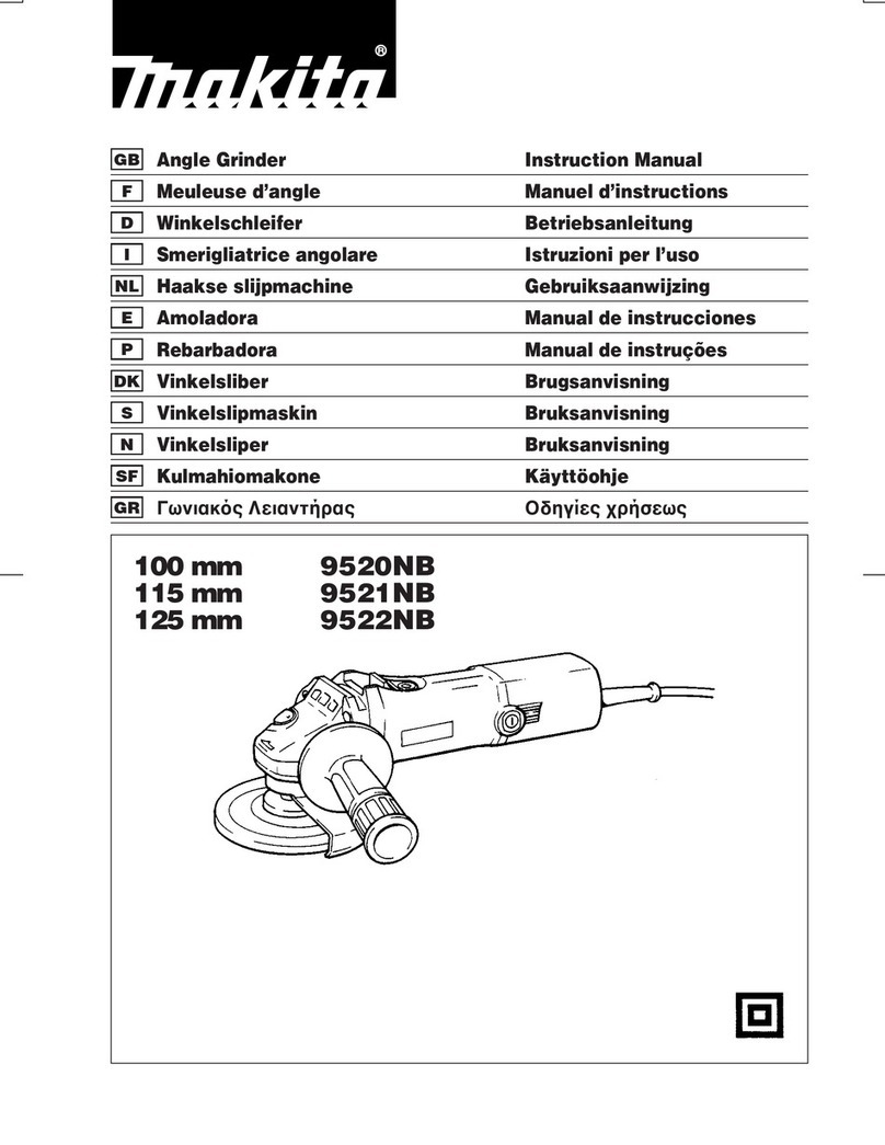Makita 9520NB User manual Makita 9520NB User manual