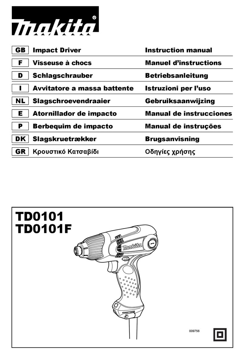 Makita TD0101 instruction manual