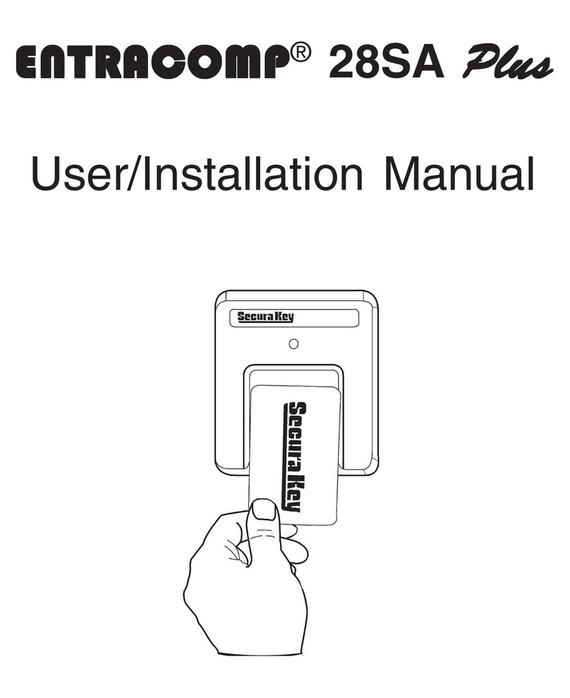 Securakey ENTRACOMP 28SA Plus User & installation manual