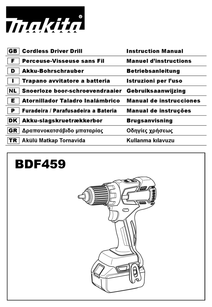 Makita BDF459 instruction manual