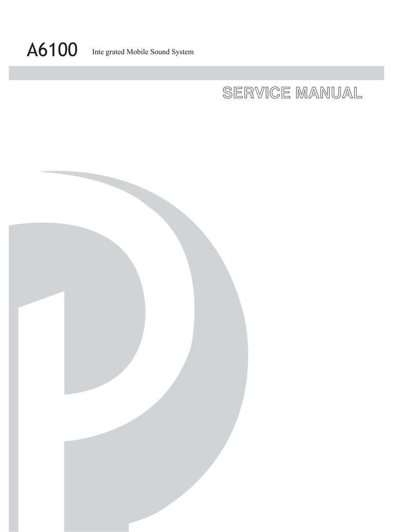 Phonic A6100 Service manual