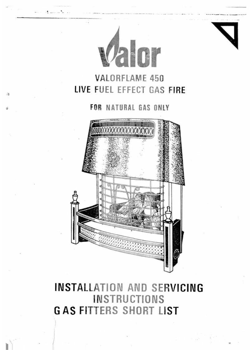 Valor Valorflame 450 User guide