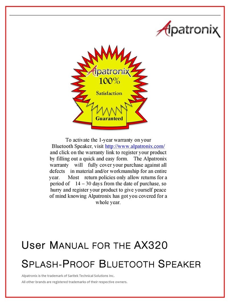 Alpatronix AX320 user manual