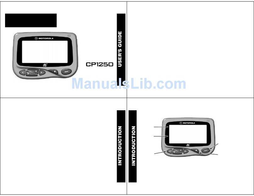 Motorola Advisor Graphix CP1250 user guide