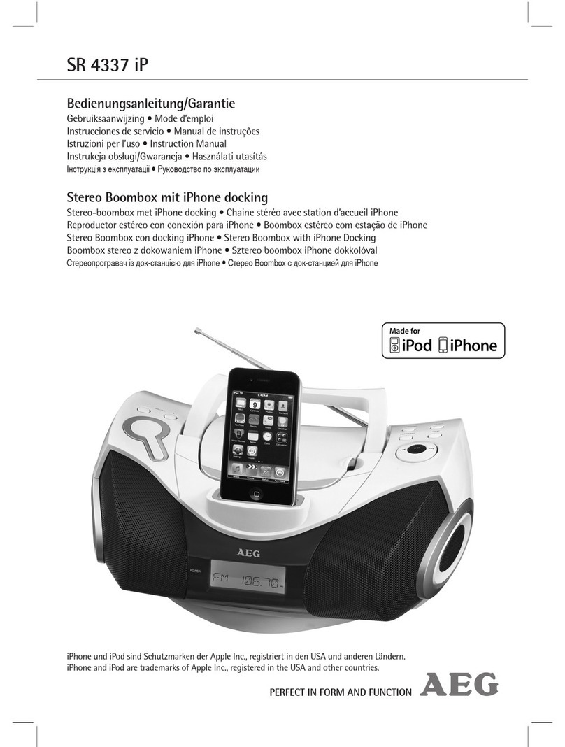 AEG SR 4337 iP User manual