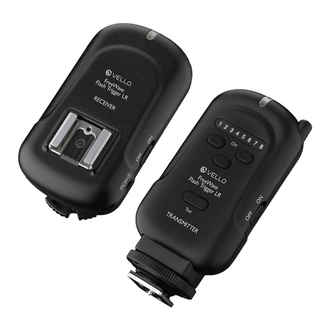 Vello FreeWave Flash Trigger LR User manual Vello FreeWave Flash Trigger LR User manual