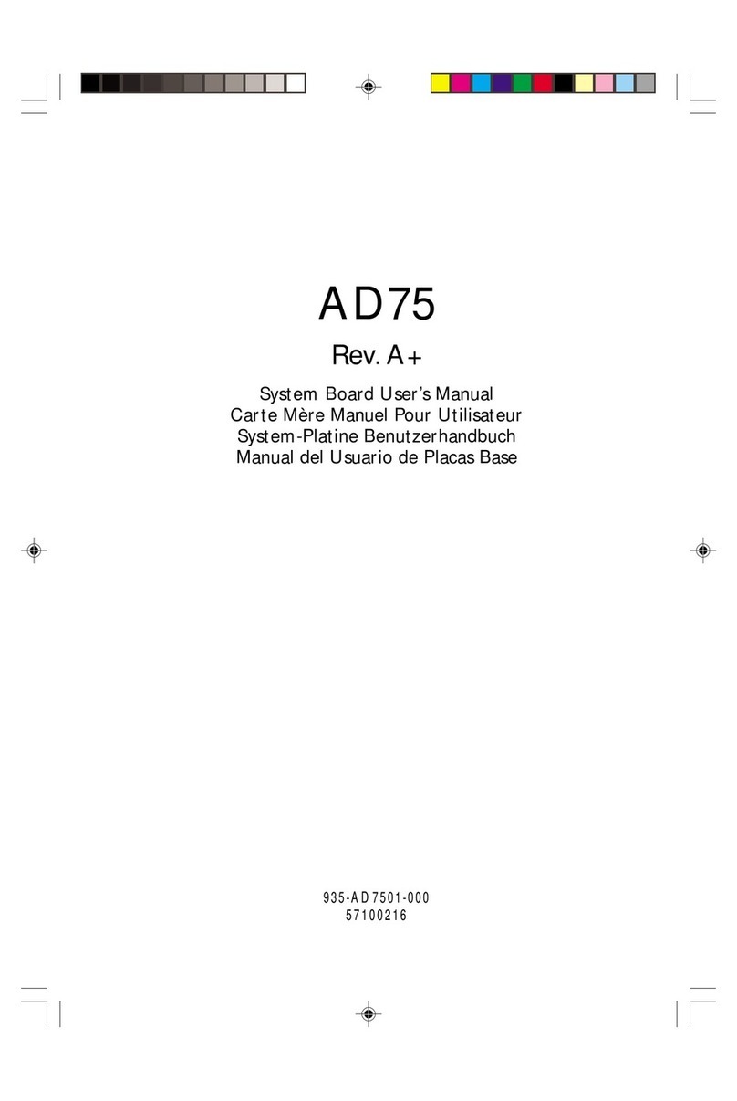 DFI AD75 user manual