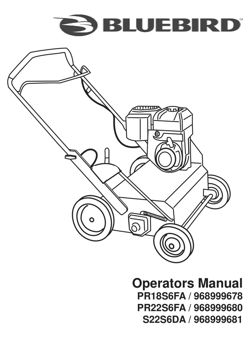 Bluebird PR18S6FA Operator's manual