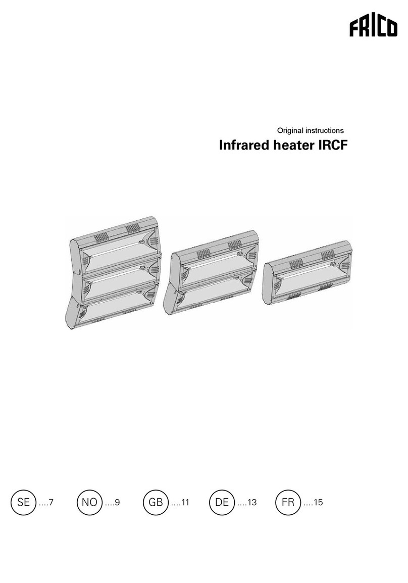 Frico IRCF User manual