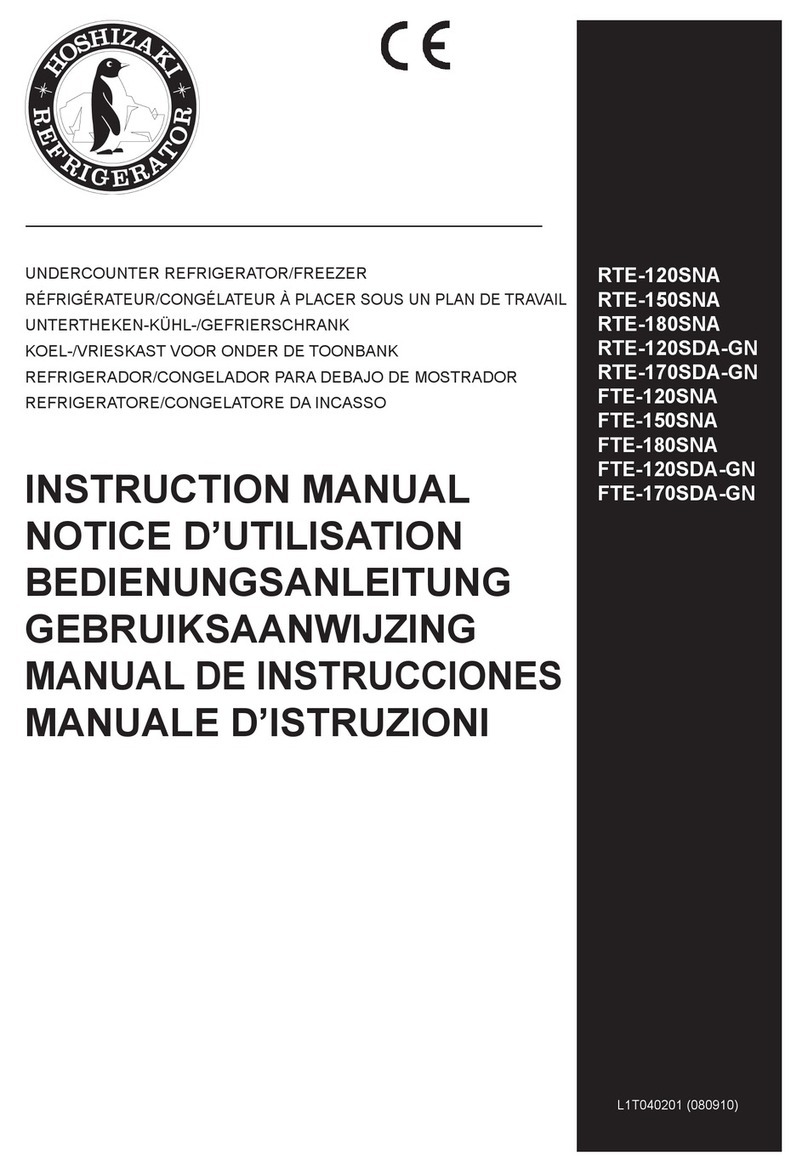 Hoshizaki RTE-120SNA User manual