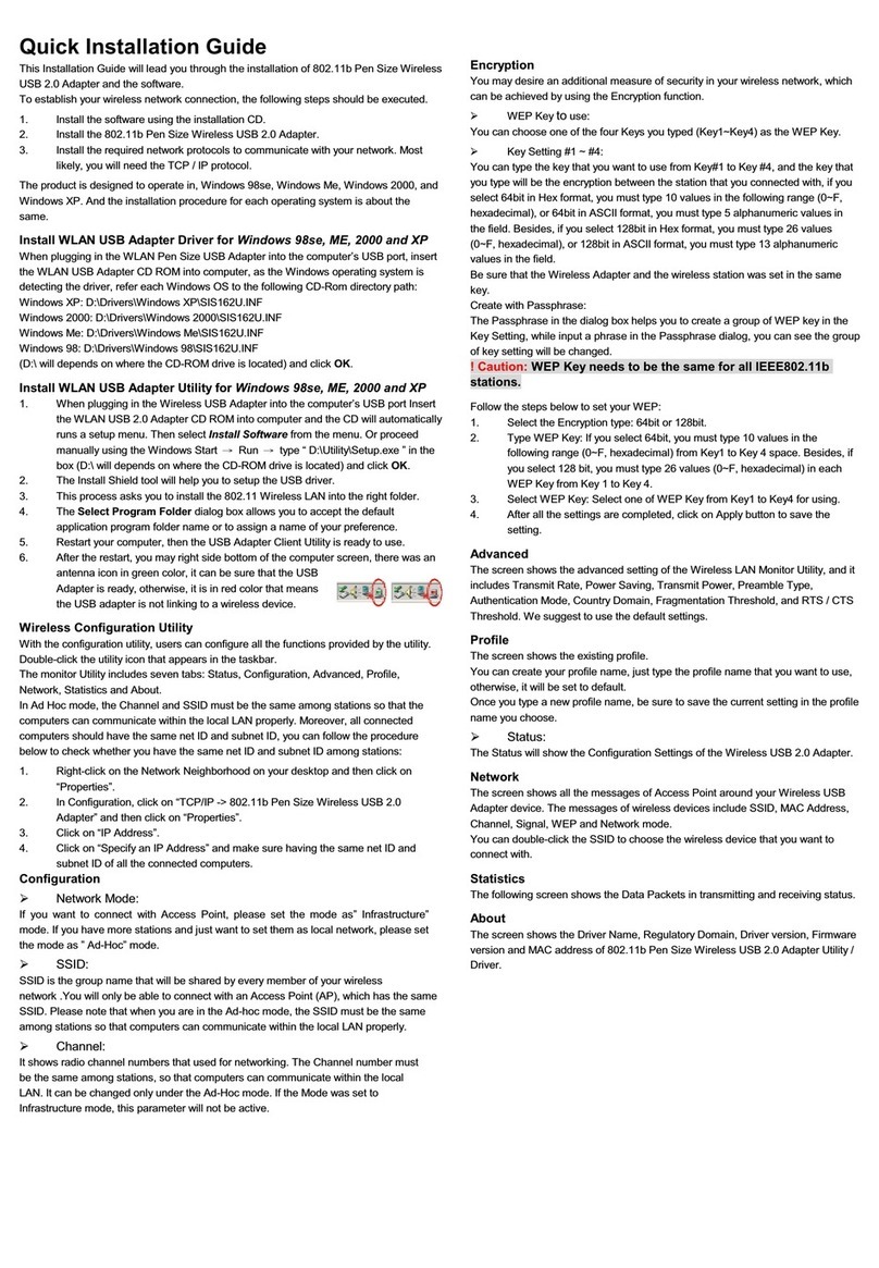 KBW KBW-3112 User manual