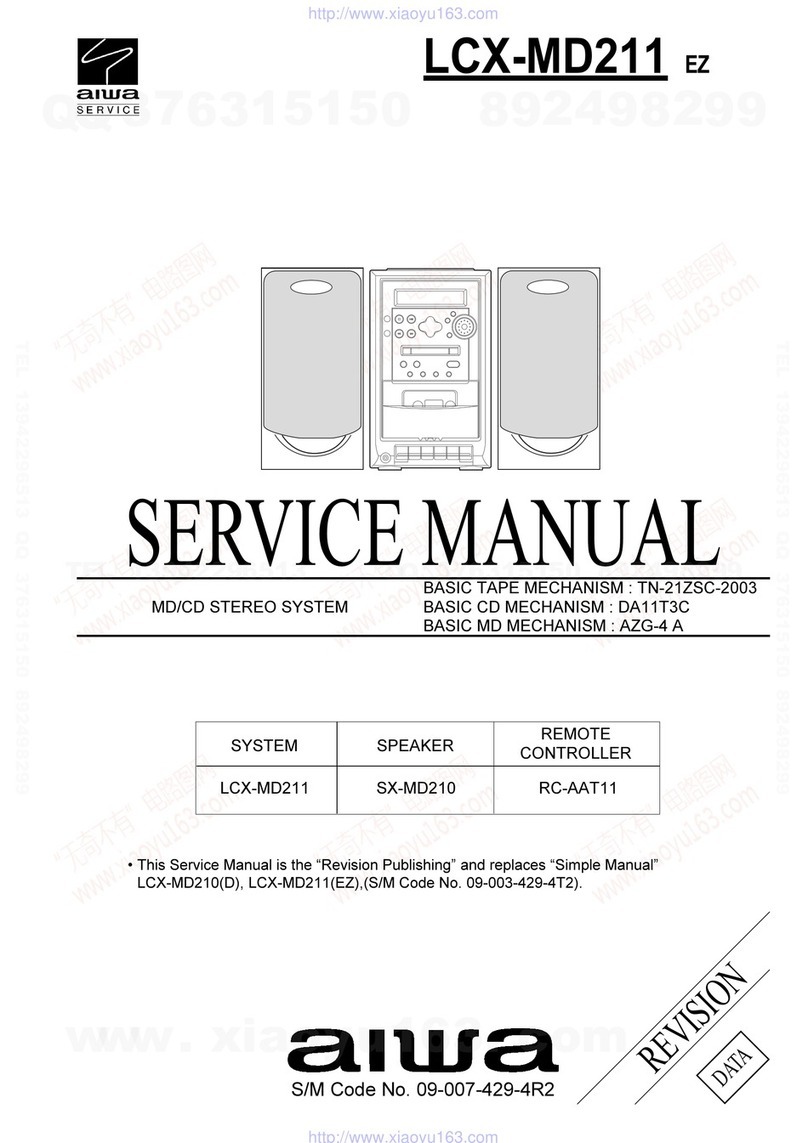 Aiwa LCX-MD211 User manual