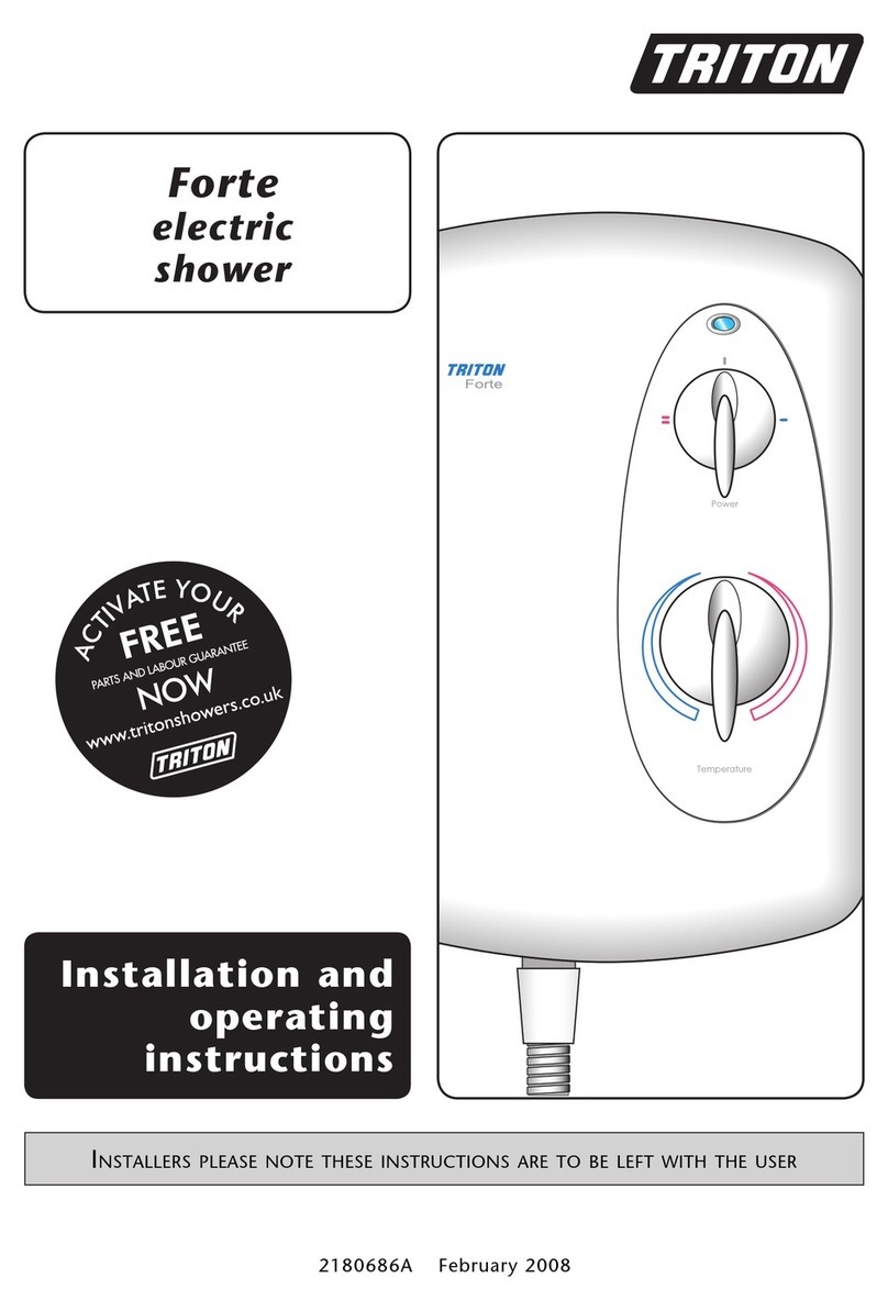 Triton Forte Installation and operating instructions